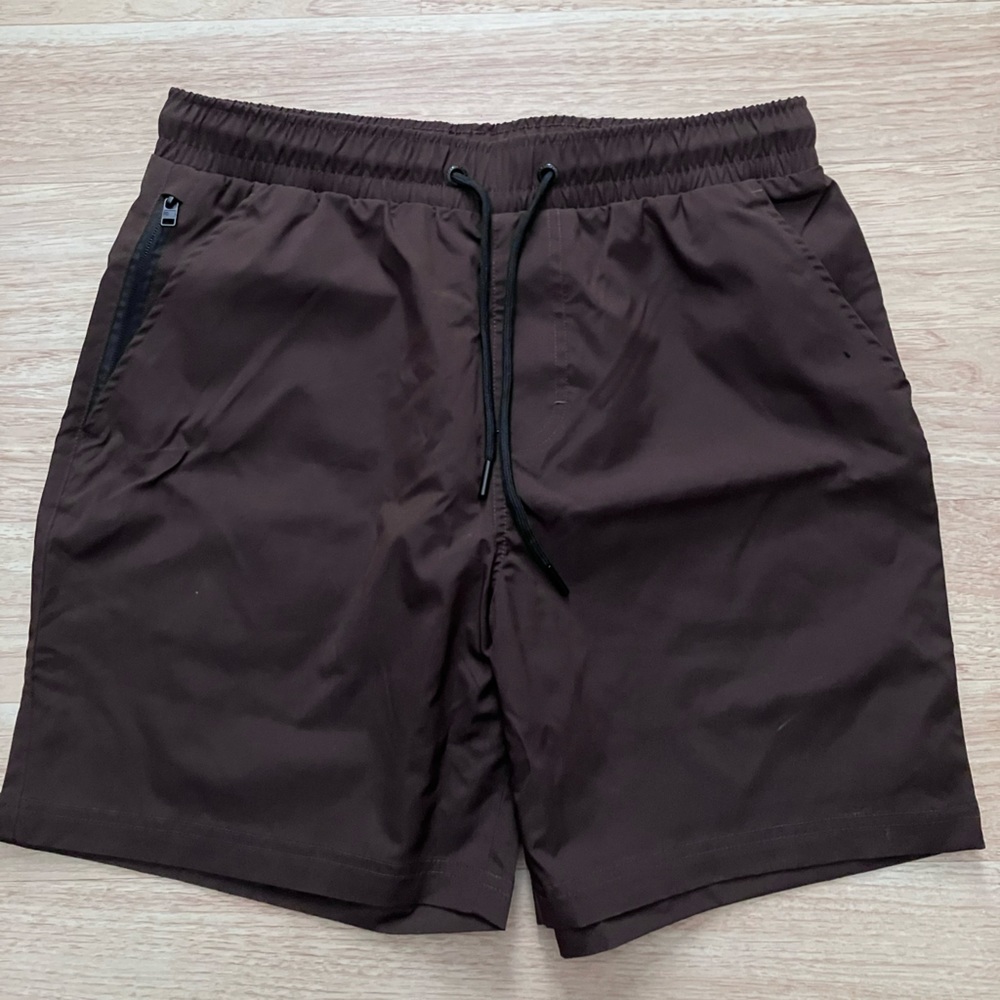 Southpole Dark Brown Drawstring Shorts